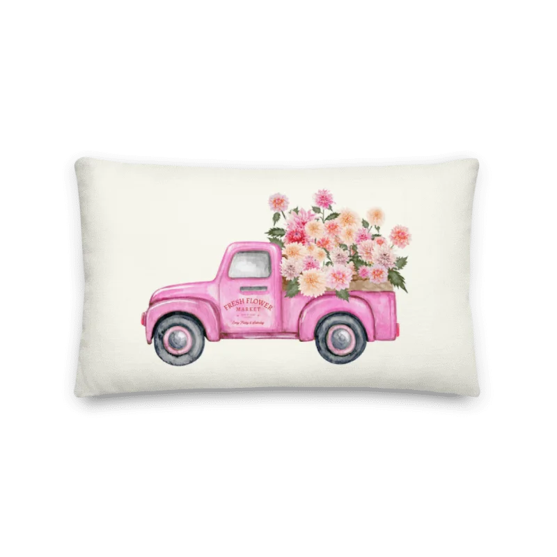 FRESH FLOWER DAHLIA TRUCK OFF WHITE product image (1)