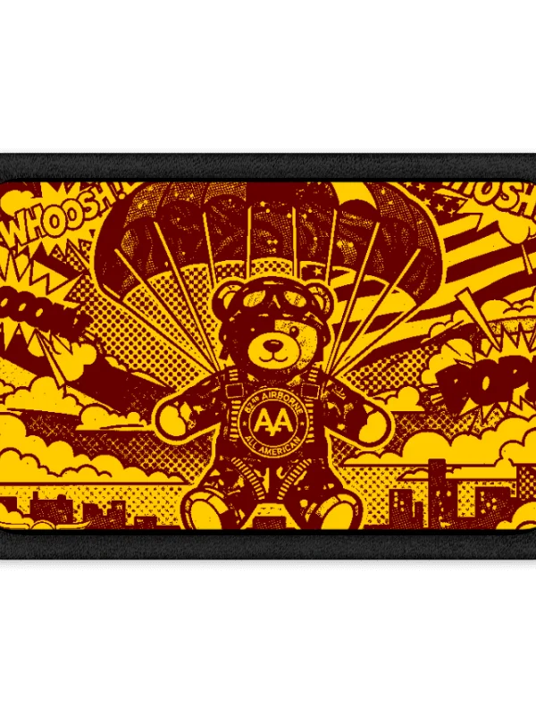 Airborne All American Bear Embroidered Patch product image (1)