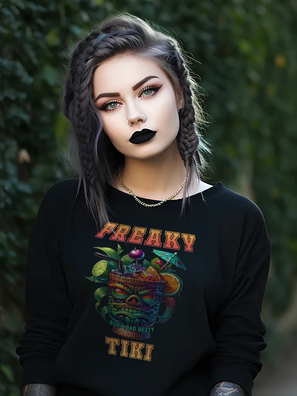 Freaky Tiki Mug Woman's Sweatshirt product image (1)