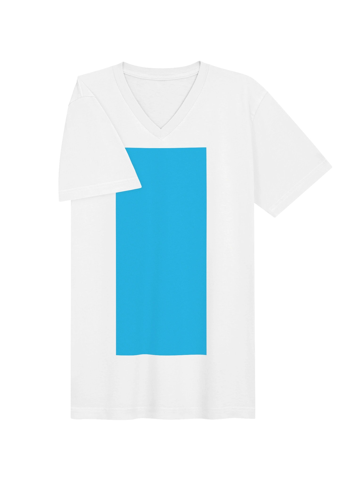 The Foundation Collection | Blue | Bella+Canvas Short Sleeve V-Neck Jersey T-Shirt product image (3)