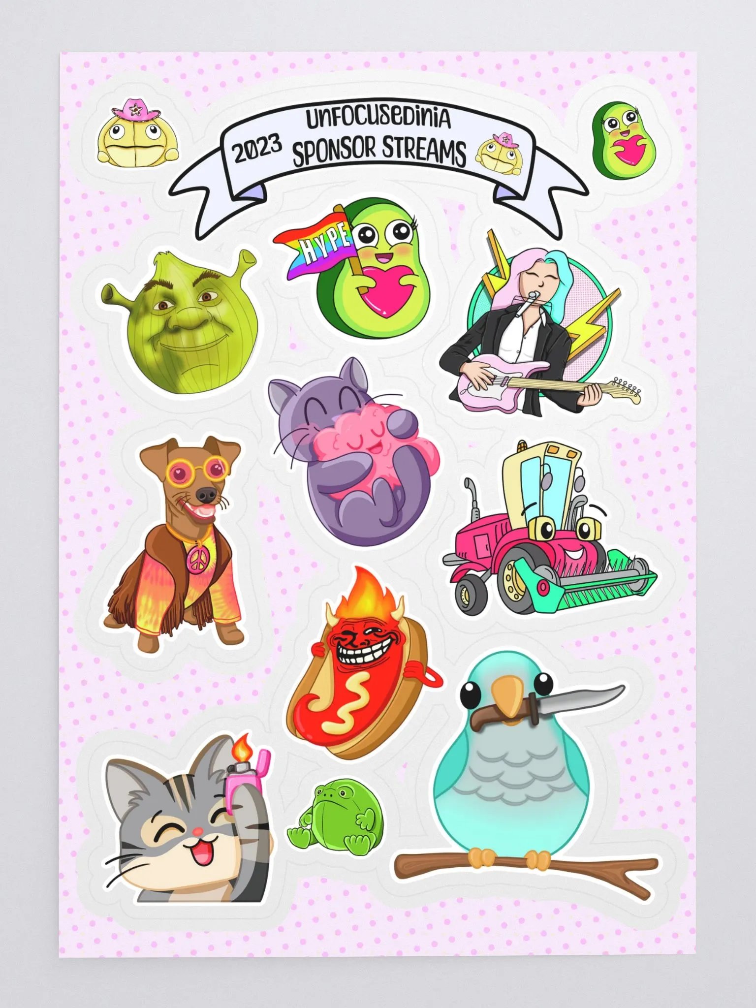2023 Sticker Sheet Part 1 product image (3)