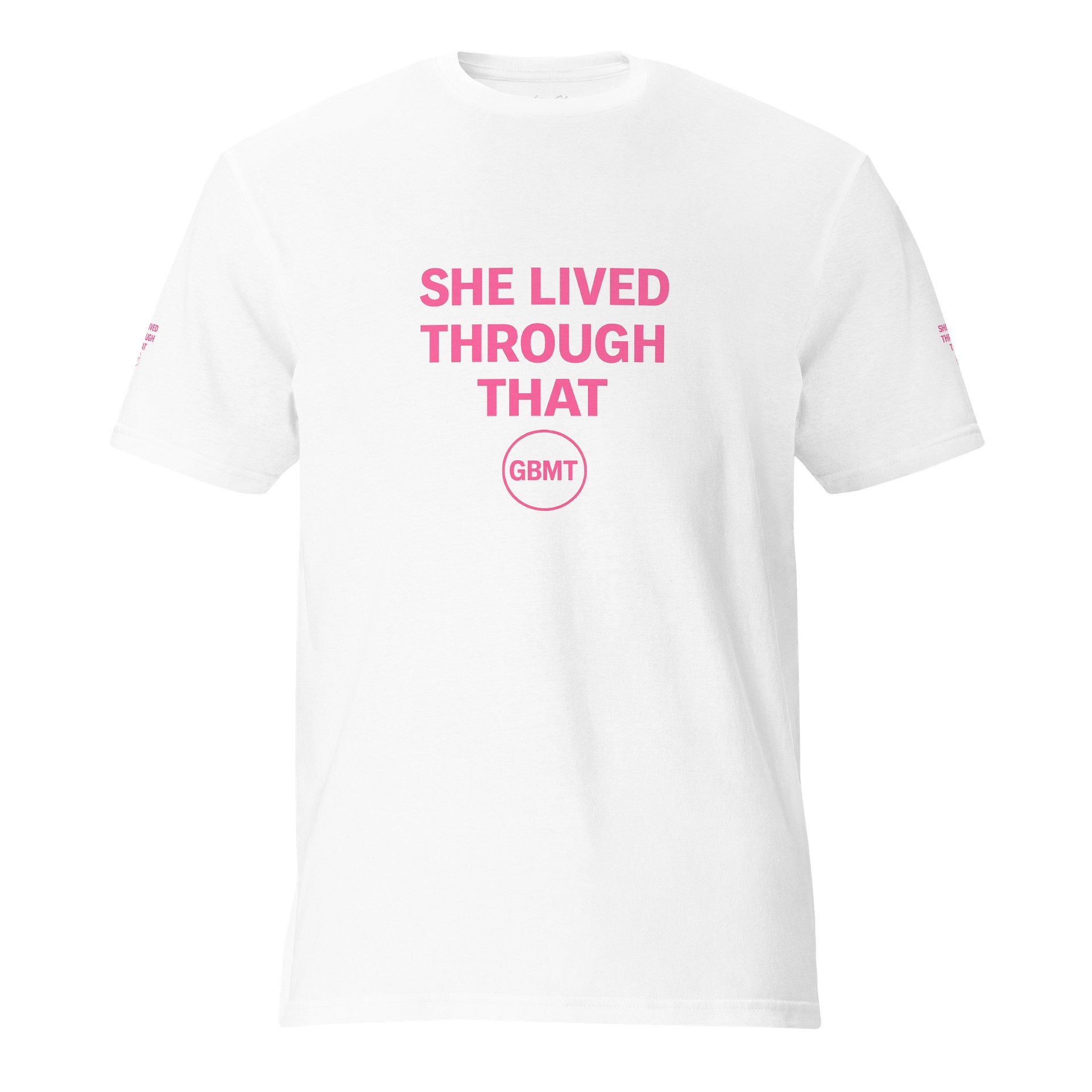 She Lived Through That T-Shirt | Women’s Empowerment Tee | GBMT by Anthony Johnson Sr product image (1)