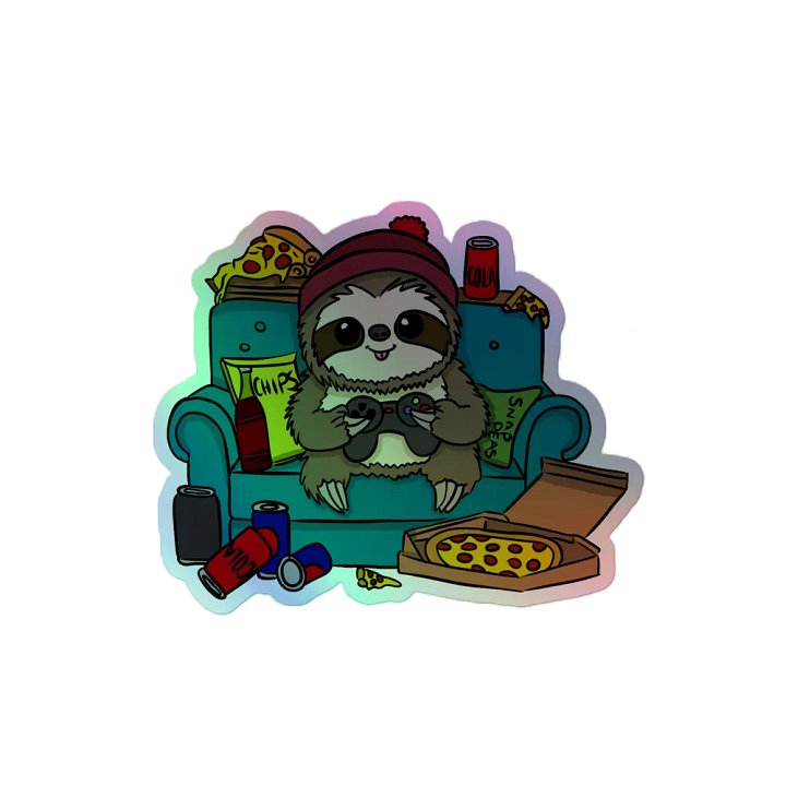 Holographic Sticker Sheet - Gamer product image (2)