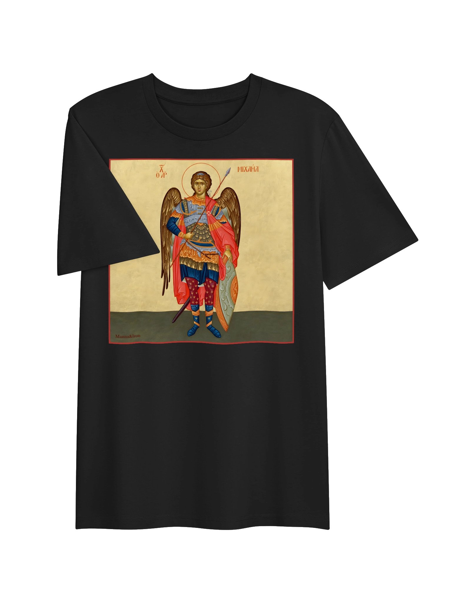 Orthodox Michael The Archangel Icon Tee by Manna & Iron *Organic product image (21)