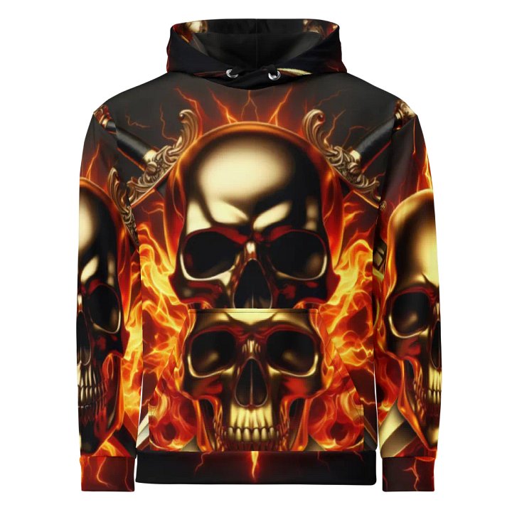 Golden Art - Unisex Skull Hoodie #45 product image (1)