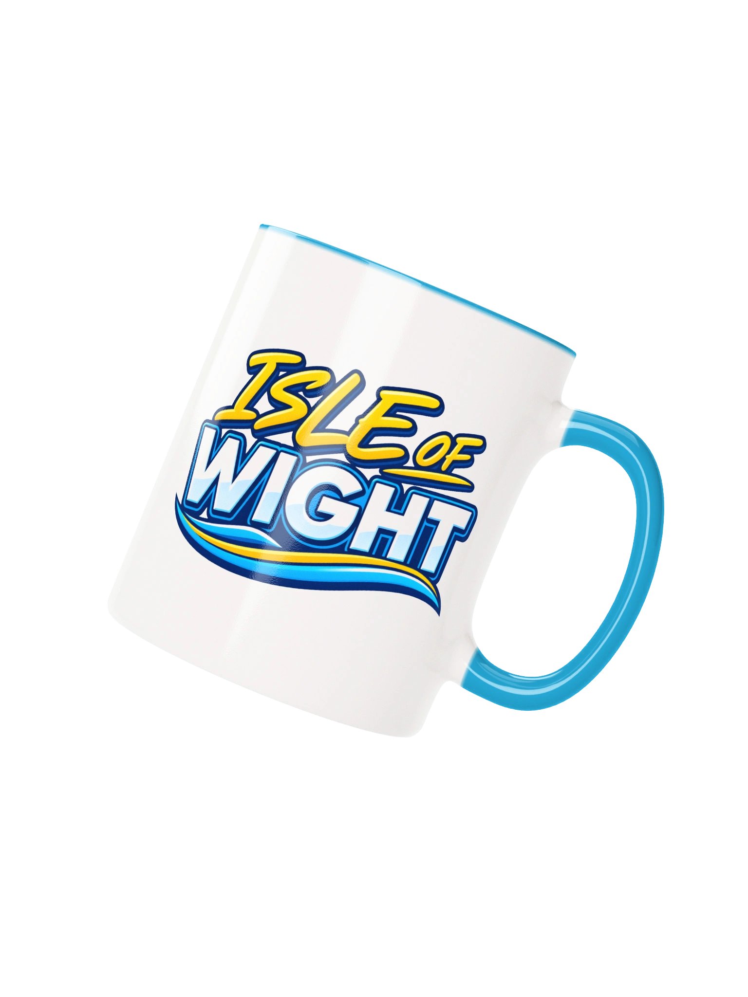 Isle of Wight Bright Logo Mug – Blue or Yellow product image (3)