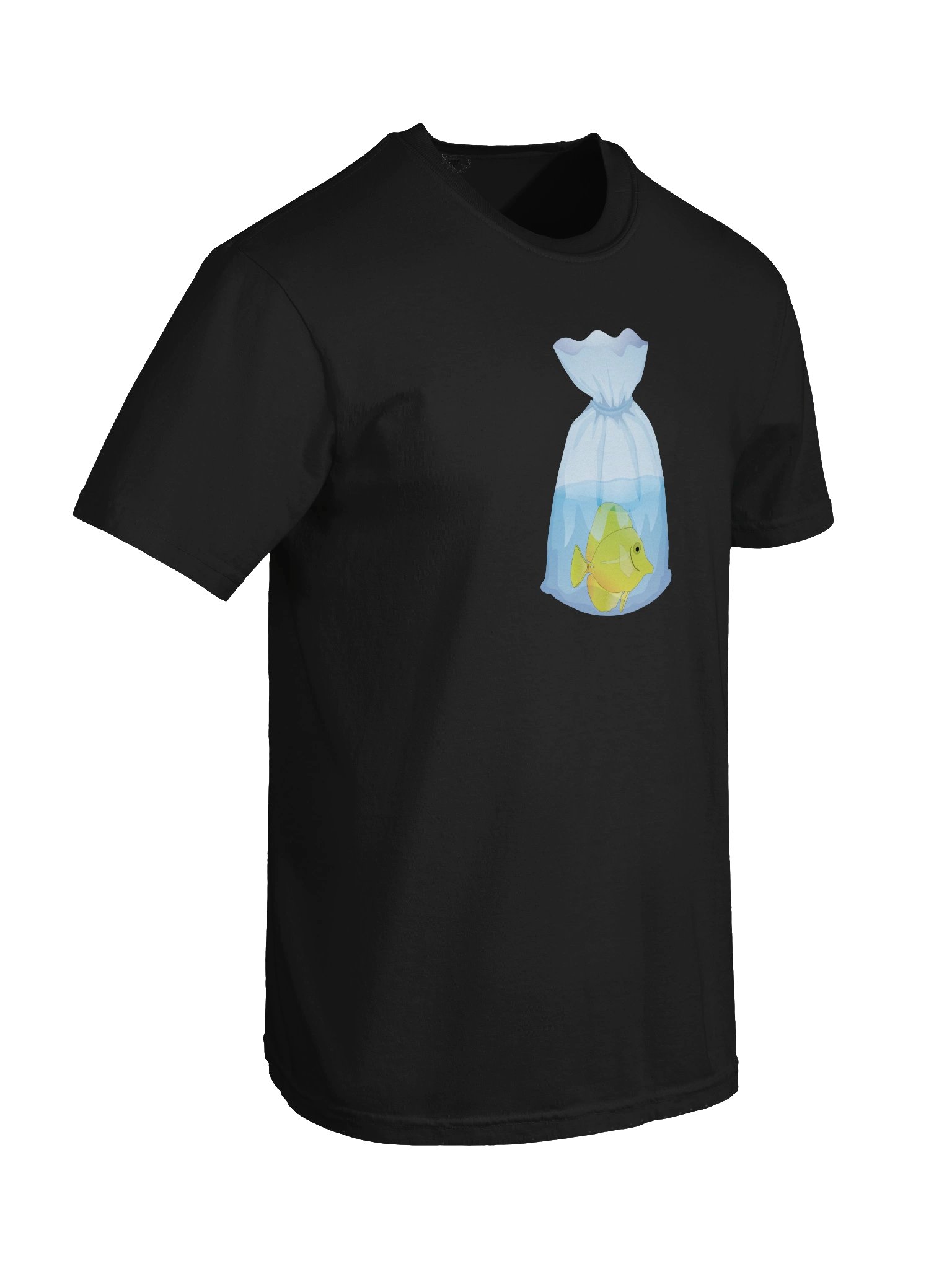 Yellow Tang Fish Bag Shirt – Saltwater Reef Tank Aquarium Enthusiast Graphic Tee product image (10)