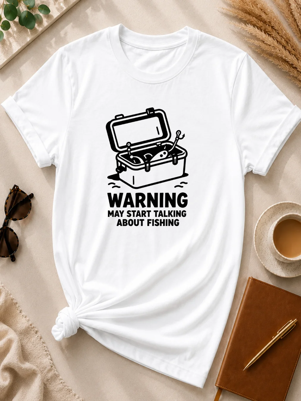 Warning: May Start Talking About Fishing T-Shirt product image (35)