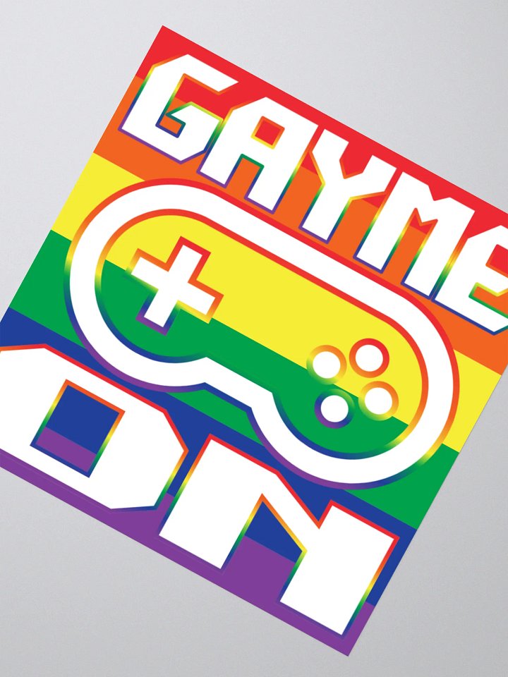 Gayme On! sticker product image (5)