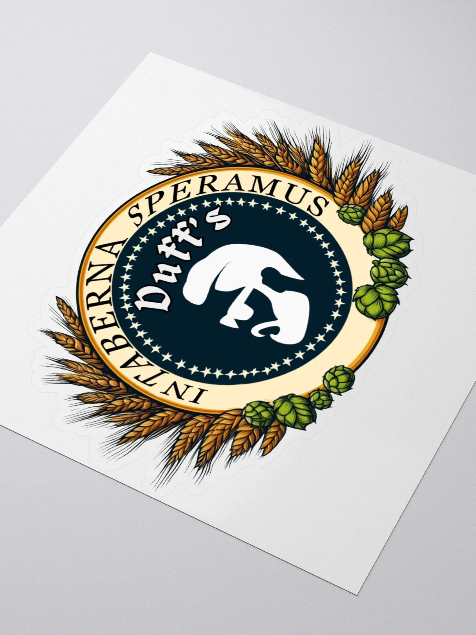 In Tavern We Trust sticker product image (3)