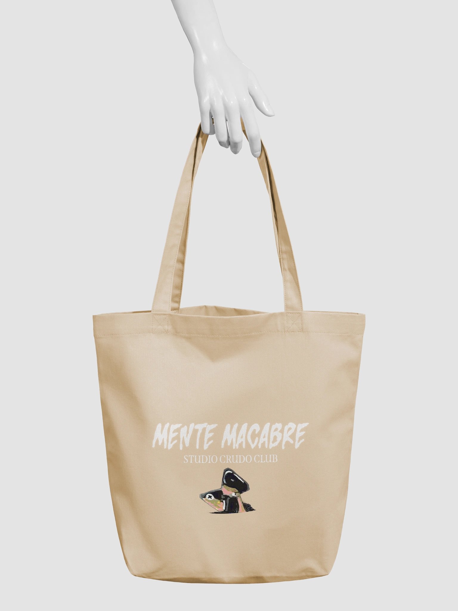Mente Macabre x Studio Crudo Club Beige Tote product image (3)