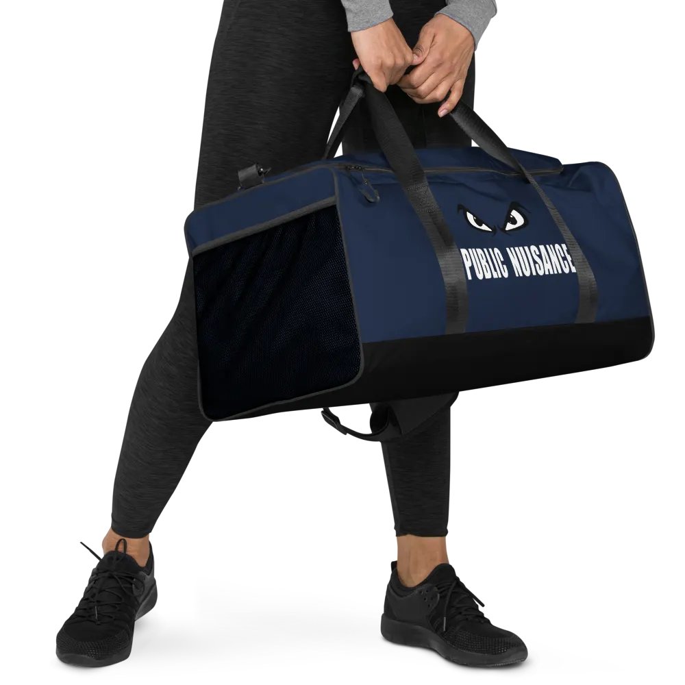 Public Nuisance: Navy Blue Duffle Bag product image (5)