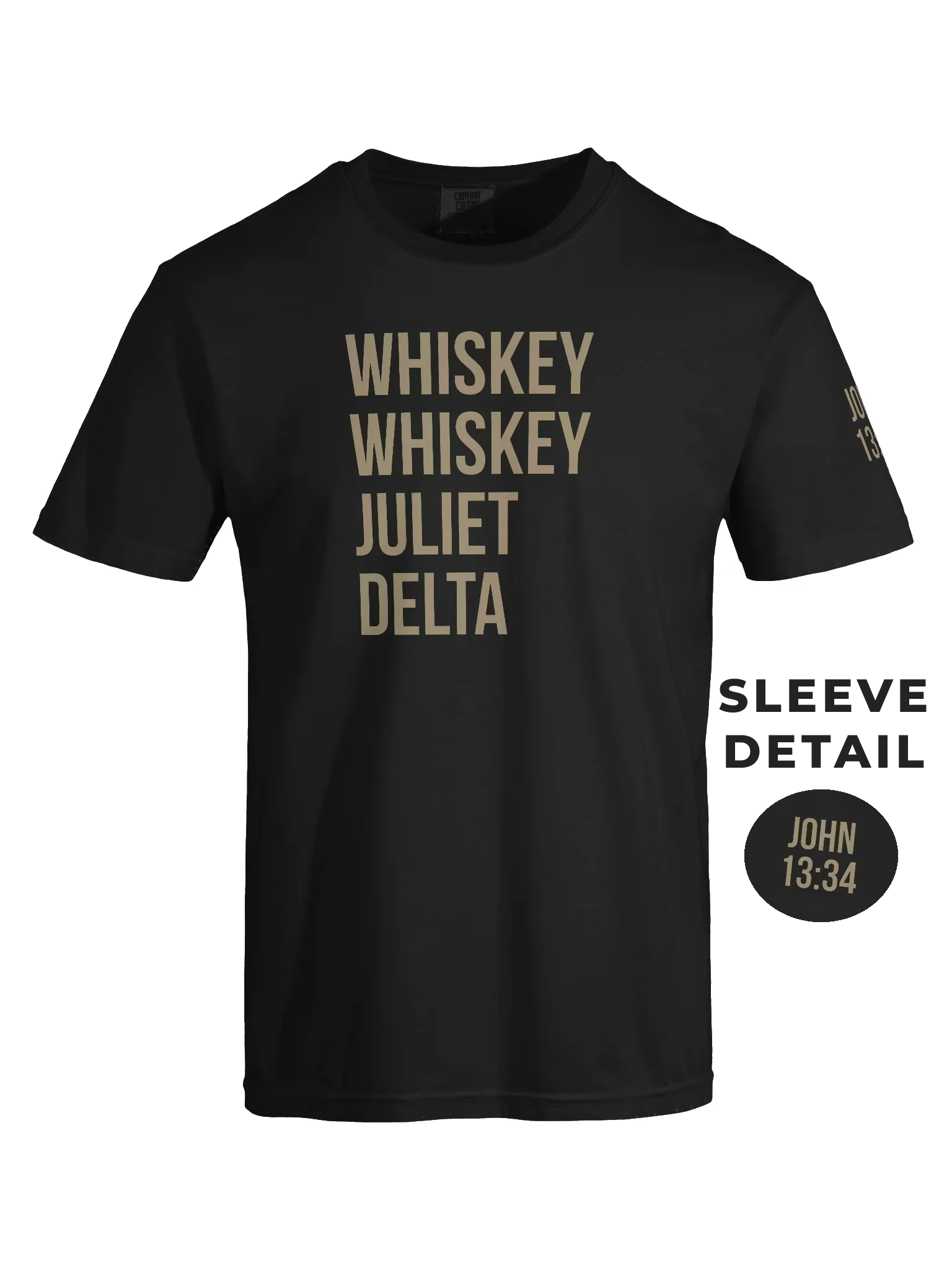 Men's WWJD NATO Tee - John 13:34 product image (2)