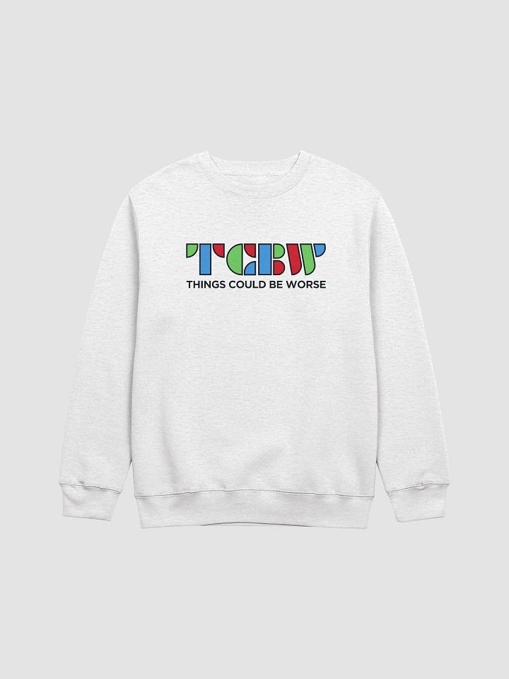 TCBW Color Logo Oatmeal Heather Crewneck Sweater product image (1)