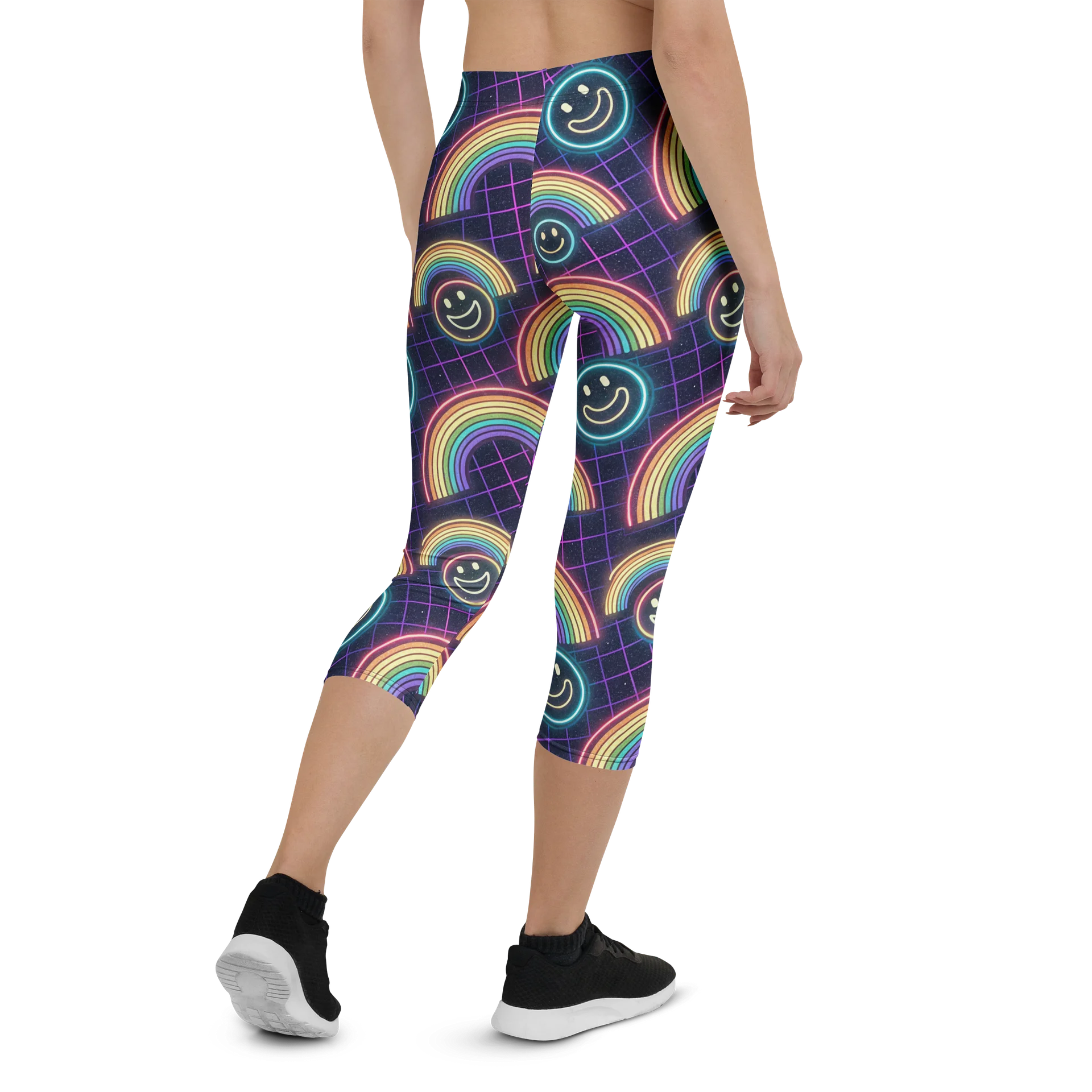 Rainbow Smile Capri Leggings product image (3)