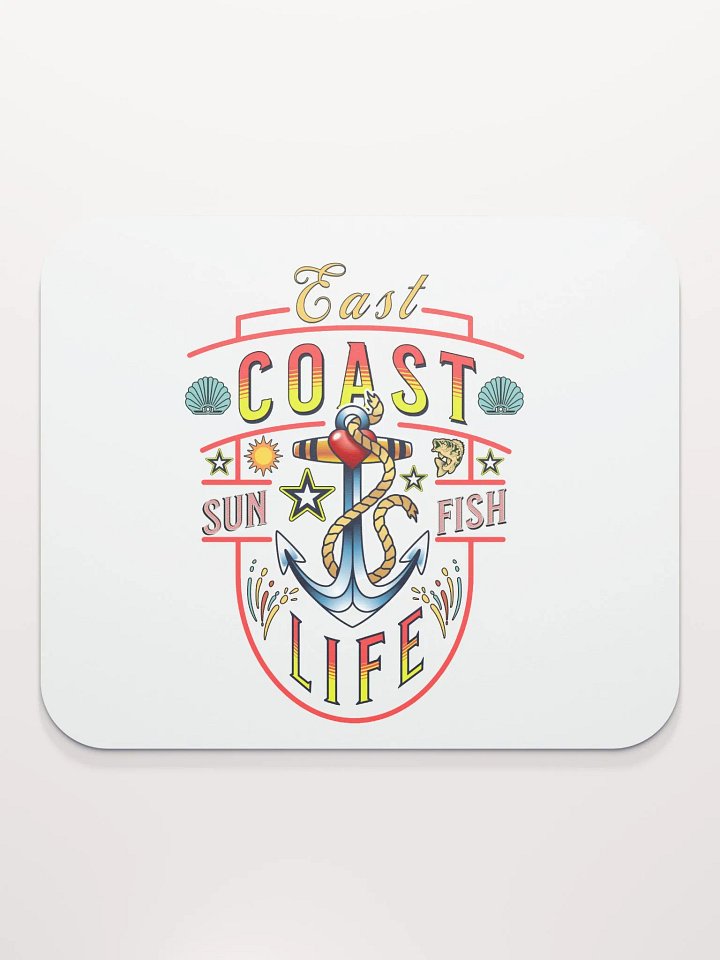 East Coast Life Nautical Mouse Pad product image (2)