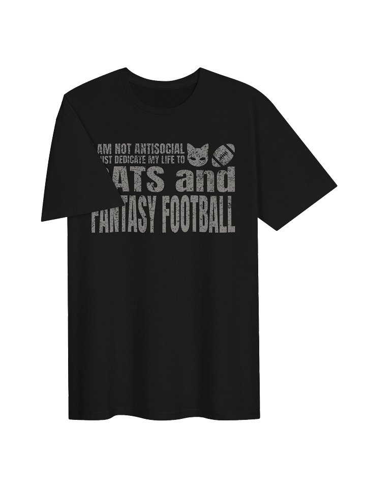 Fantasy Football Cat 1 - Unisex Adult Super Soft Lightweight T-shirt product image (14)