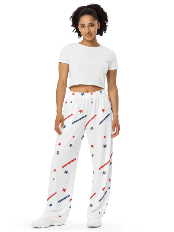 Star-Spangled Stripe Wide-Leg Pants product image (1)