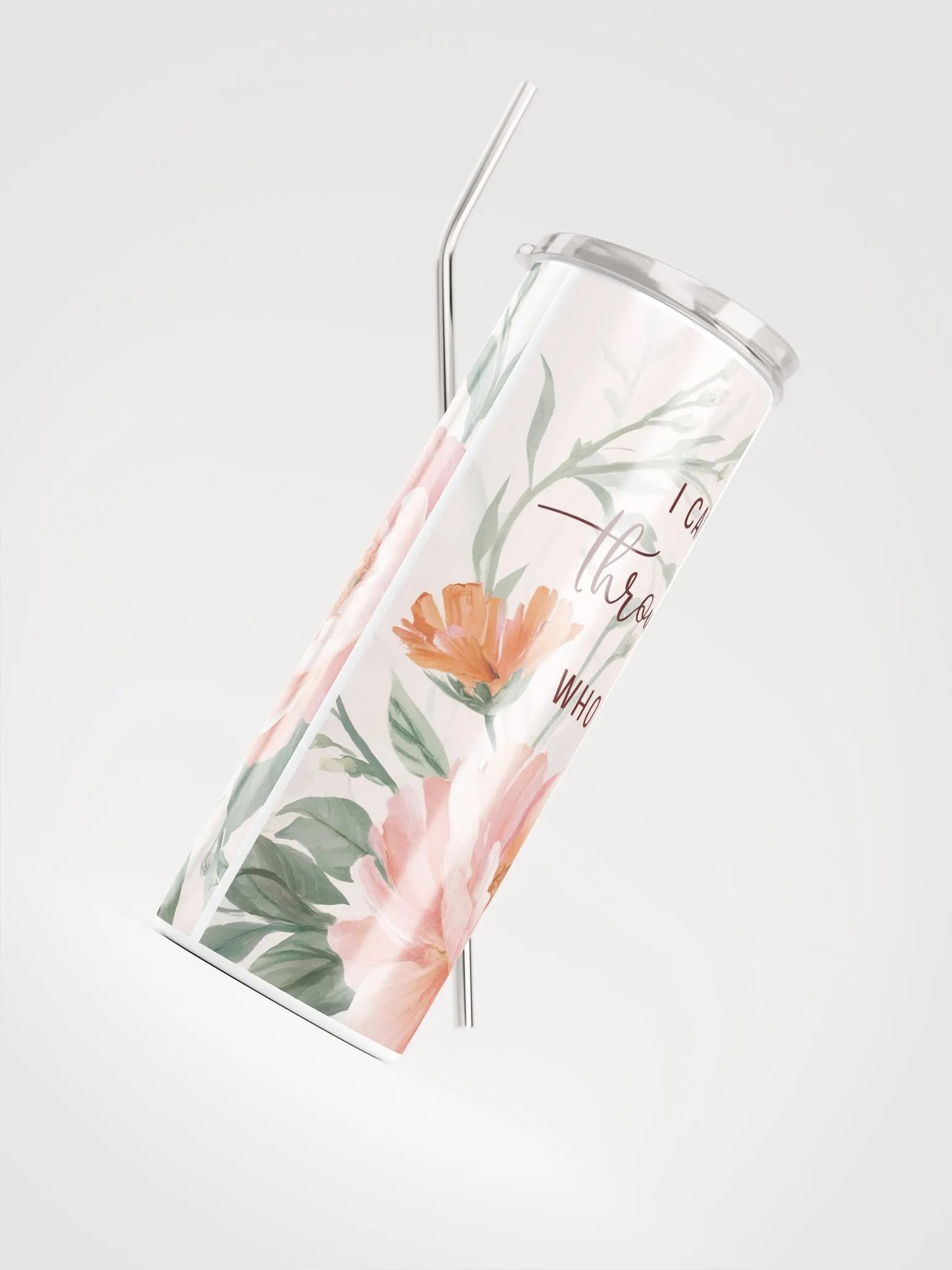 I Can Do All Things Through Christ Philippians 4:13 Stainless Steel Tumbler product image (5)