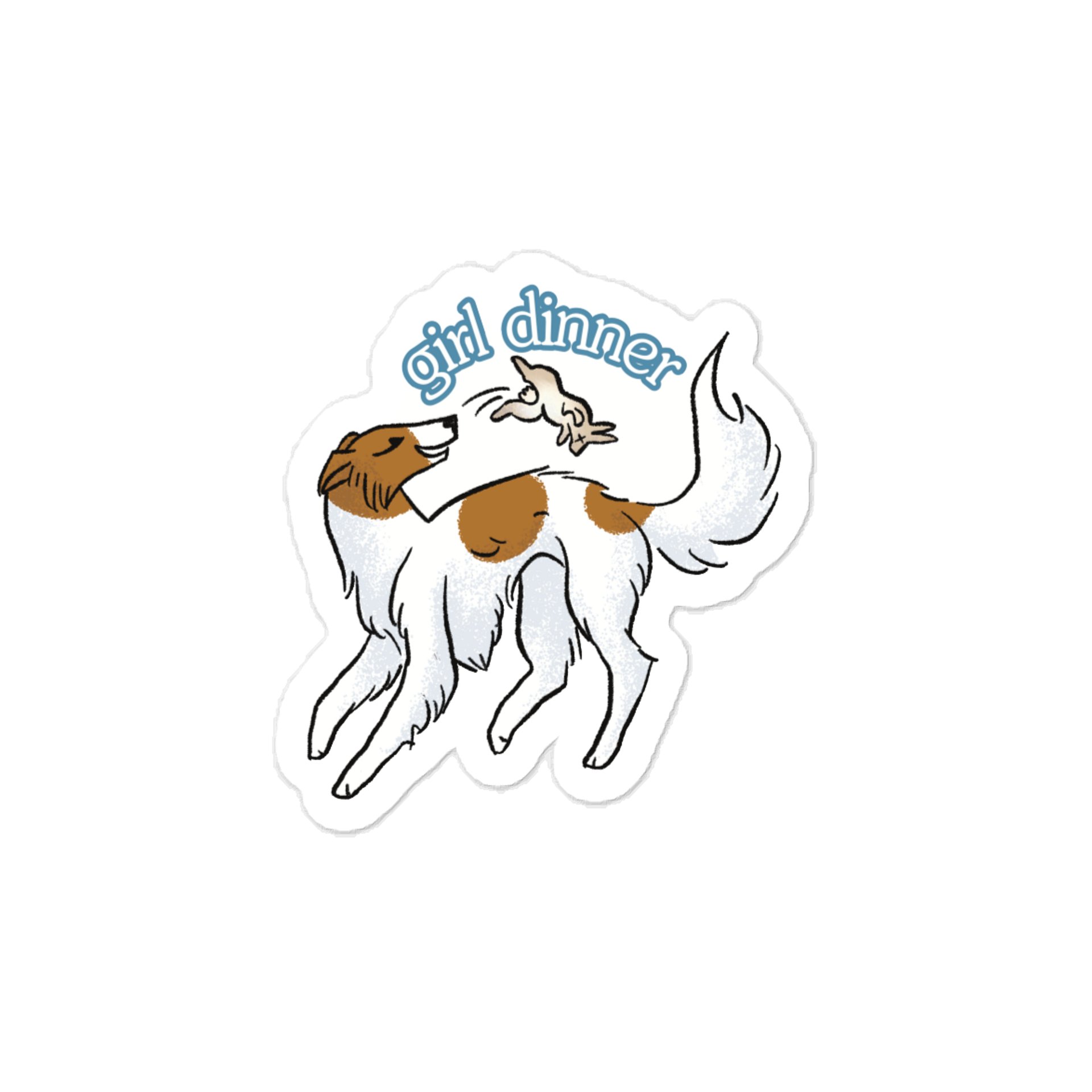 Girl Dinner Sticker - Spotted Red product image (1)