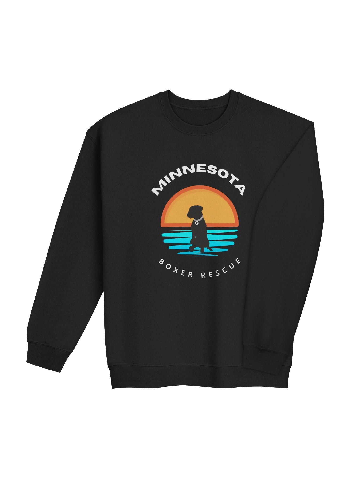Minnesota Boxer Rescue Sunset Logo Crewneck product image (18)