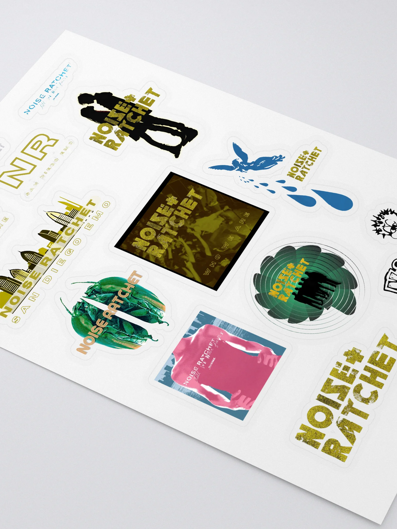 Noise Ratchet - Sticker Sheet (14 Stickers) product image (2)