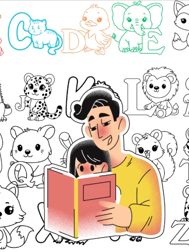 Baby's First ABC & 123 Colouring Pages product image (2)