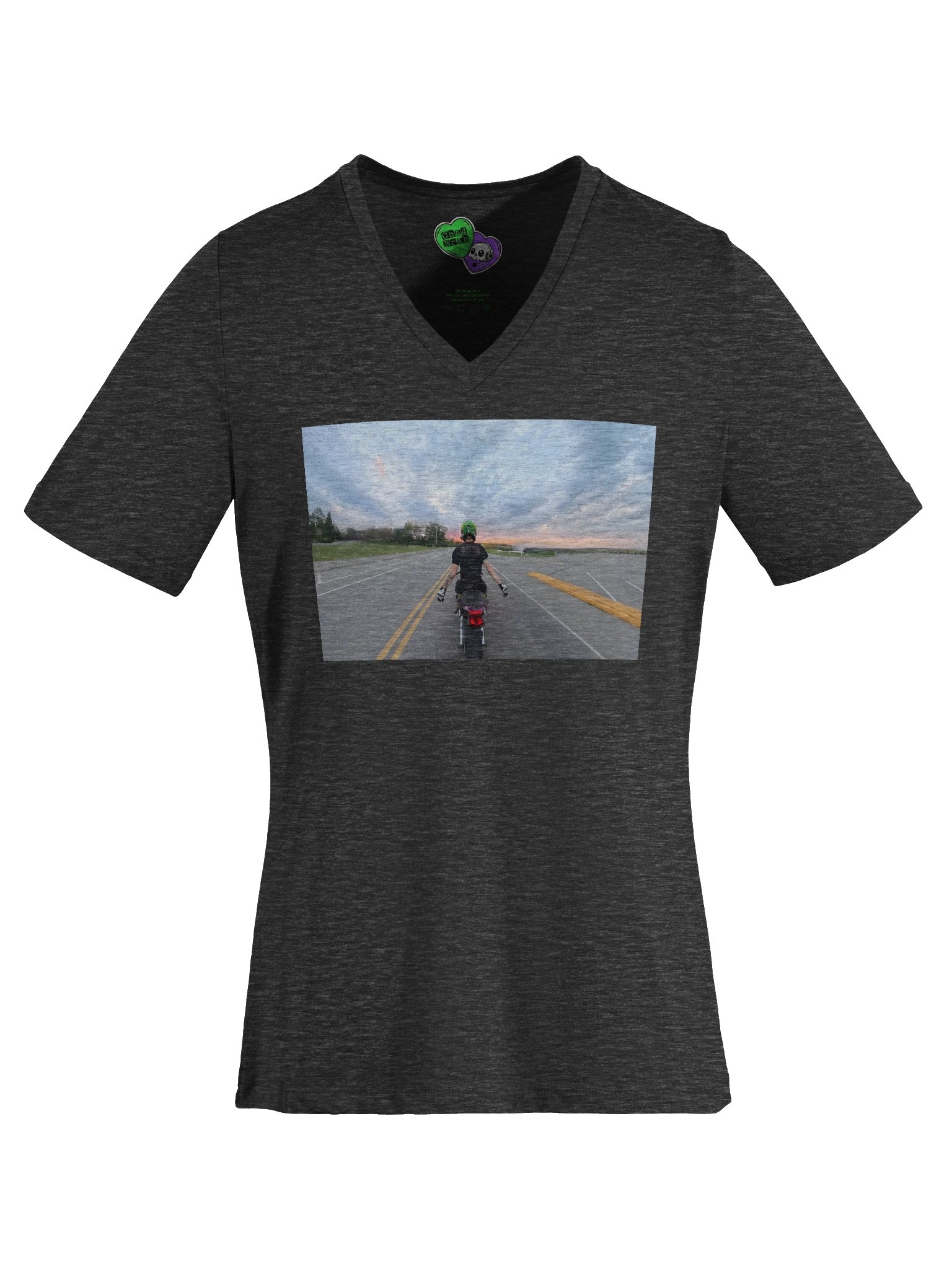 Look Ma No Hands Ladies V-Neck product image (6)