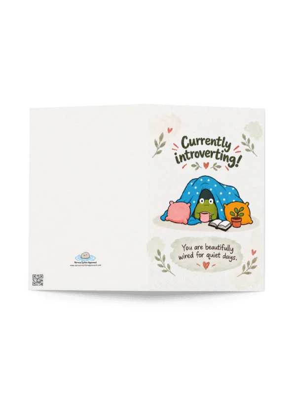 Currently Introverting Cozy Card product image (4)
