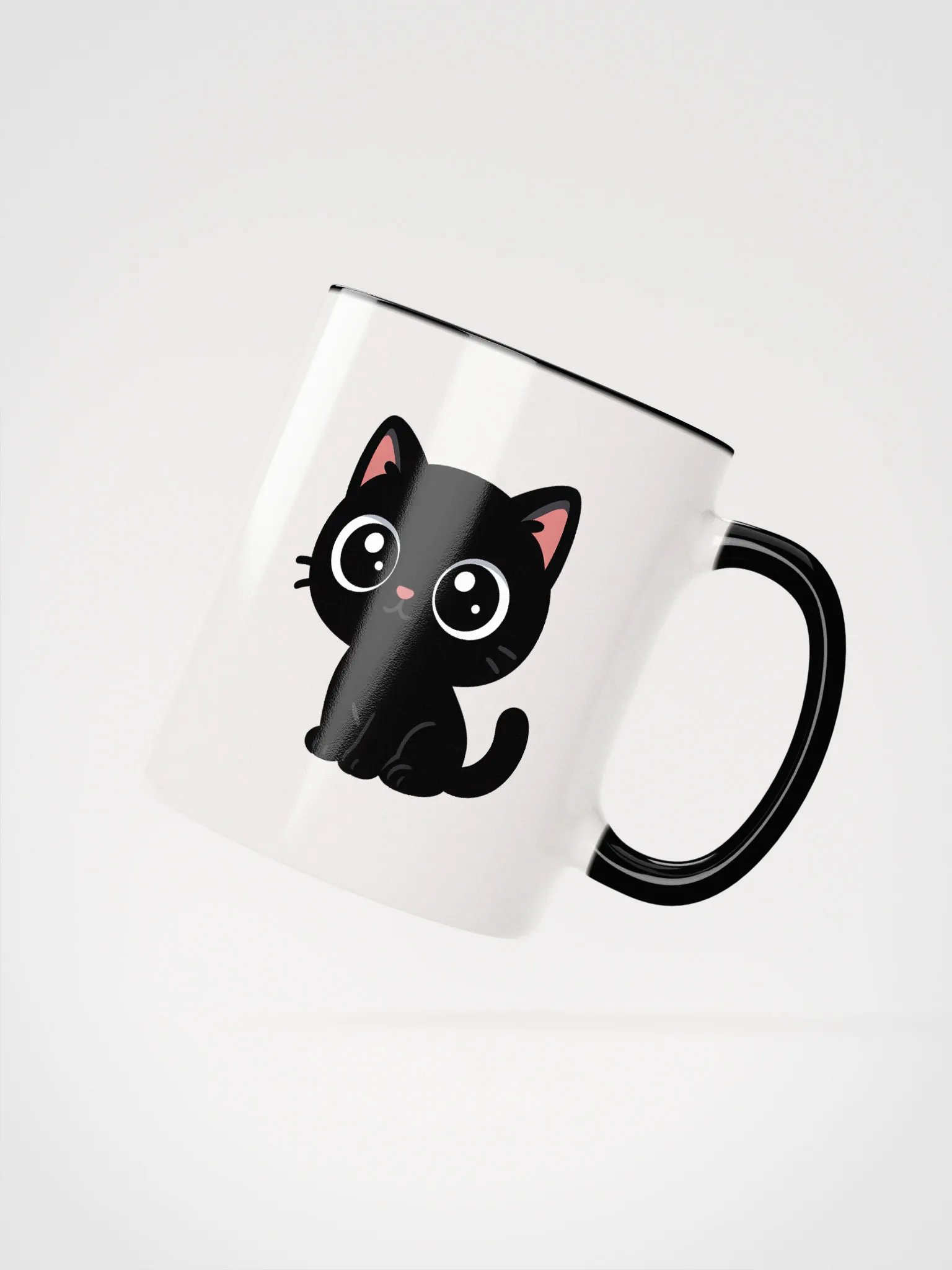 Cute Black Cat Mug product image (20)