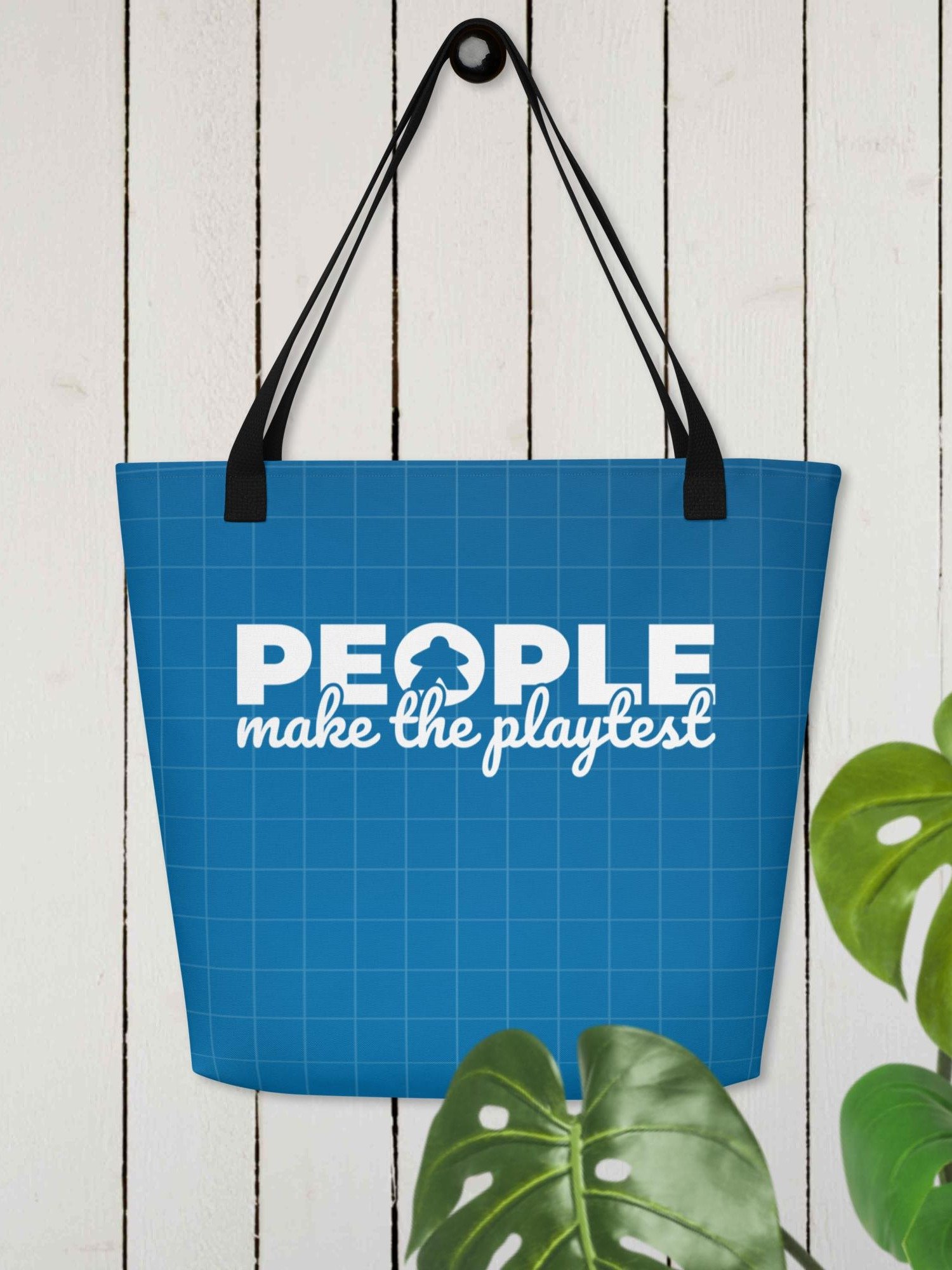 Little Meeple Blueprint PMTP Large Tote product image (1)
