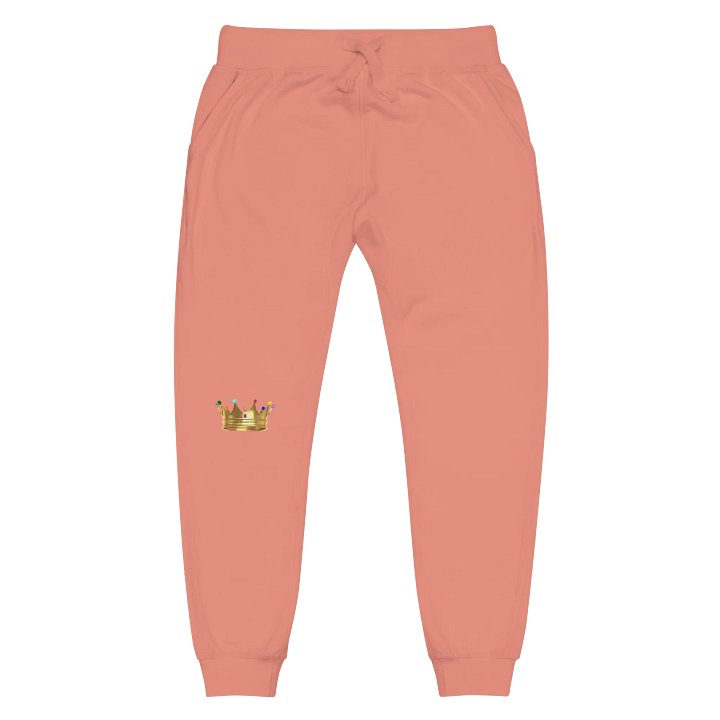 Queendom Beautiful Women Gemstone Crown Soft Joggers /Pink (TM) product image (1)