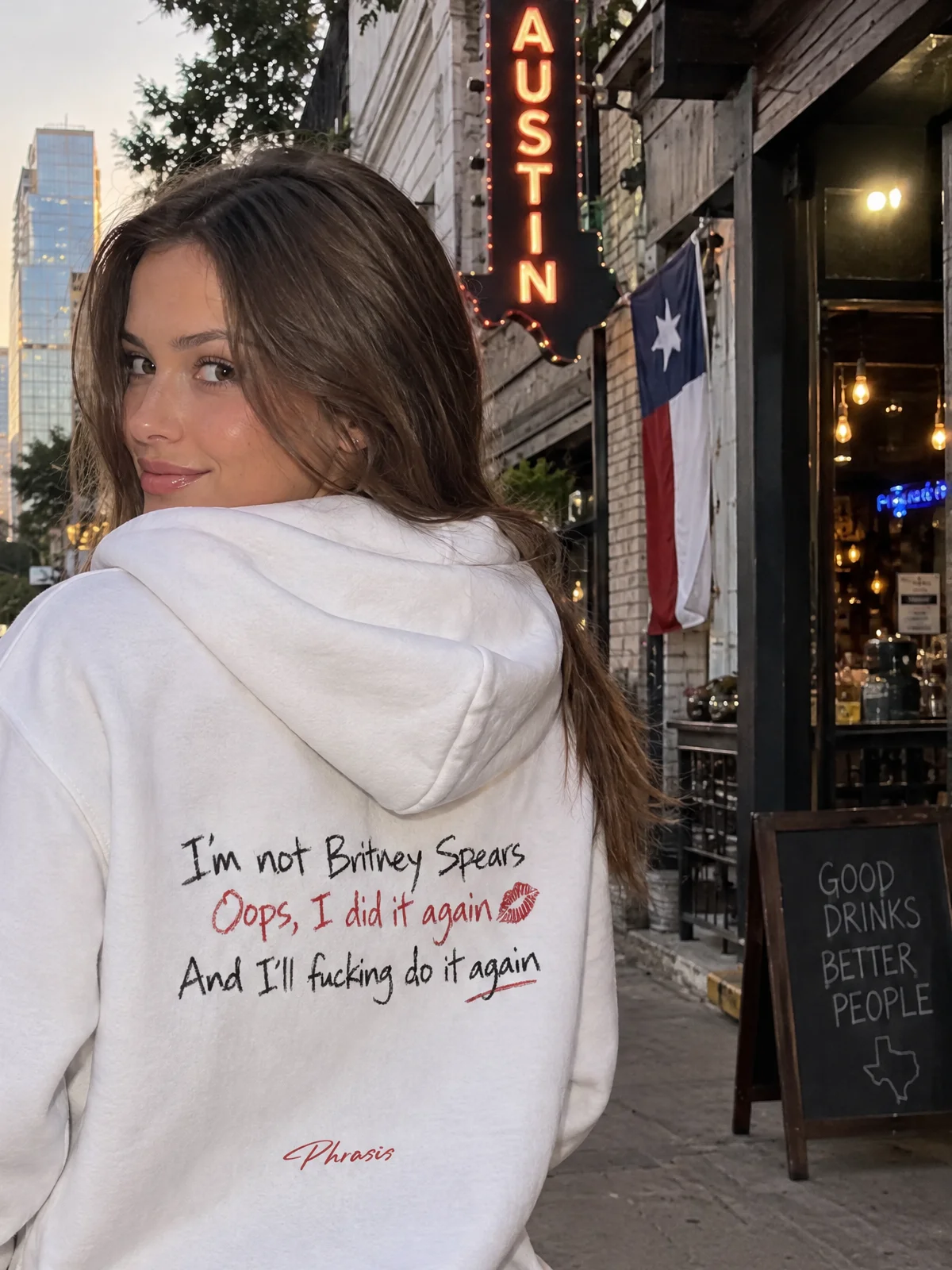 Britney Spears - Oops I did it again - Hoodie — White, photo 7