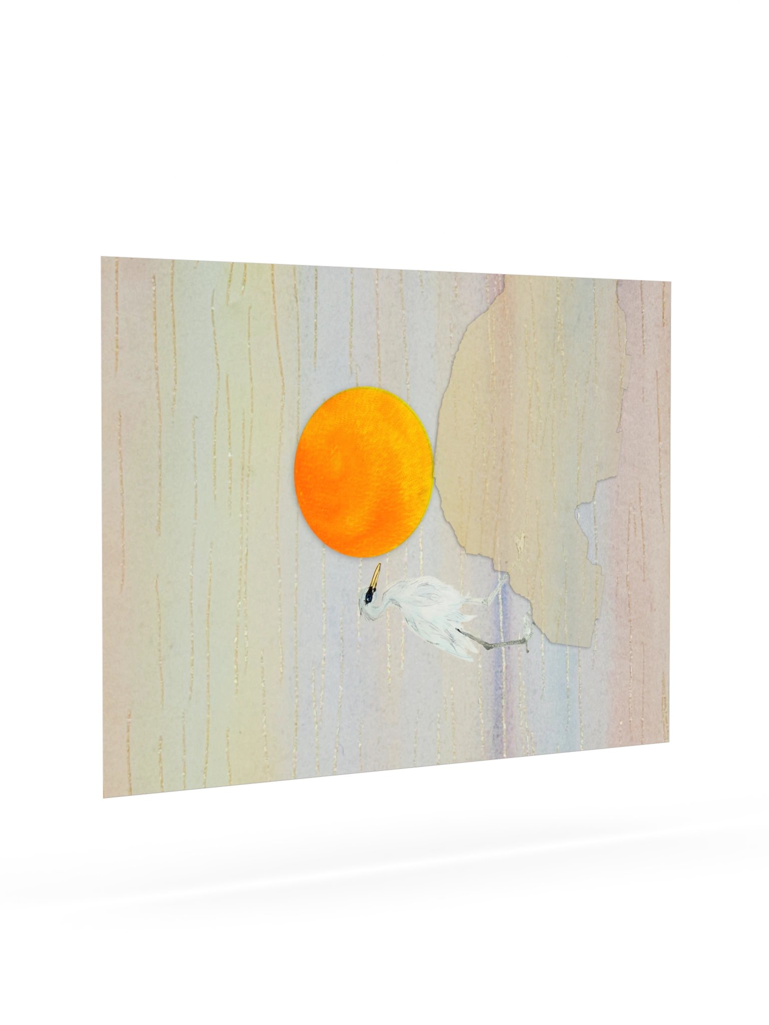 Golden Sunset Crane Print product image (68)