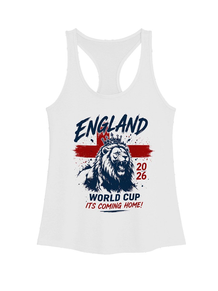 England World Cup 2026 Lion Racerback Tank product image (1)