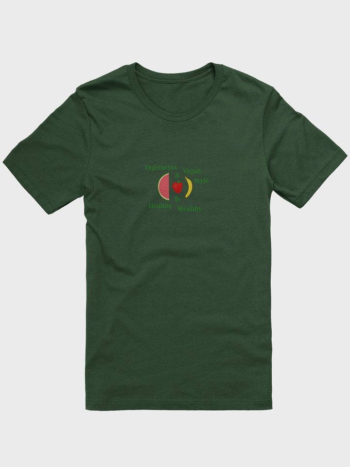 Healthy & Wealthy Vegetarian T-Shirt product image (1)