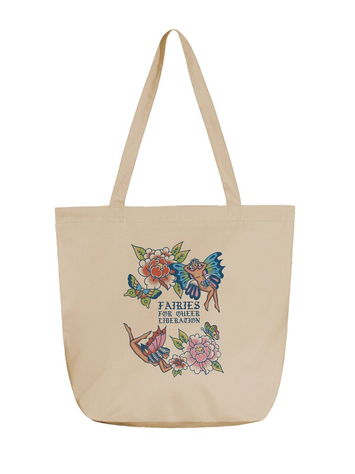 Fairies for Queer Liberation Tote Bag product image (1)