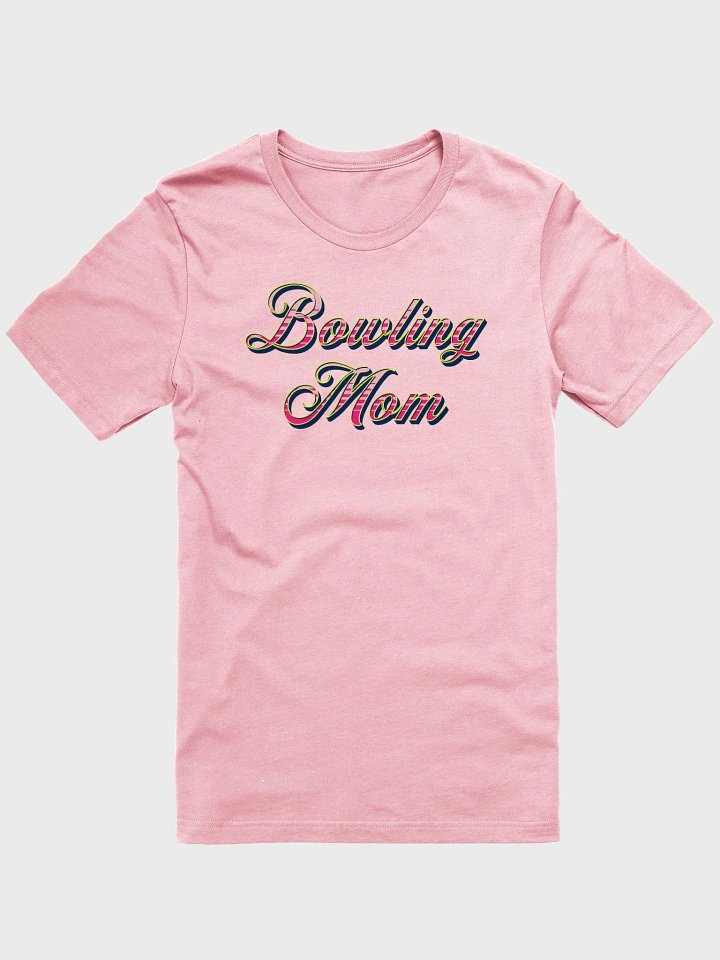 Bowling Mom Script T-Shirt product image (1)