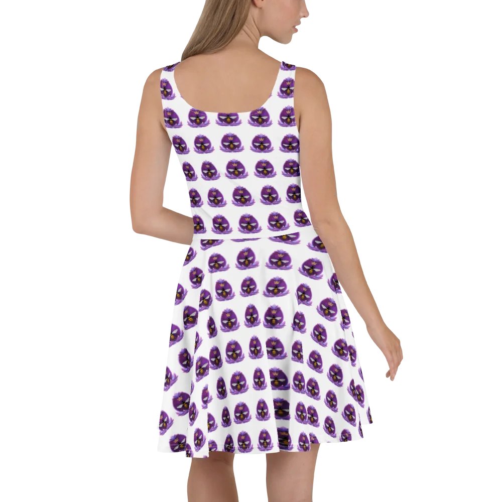 Chic Creature Grid Skater Dress product image (4)