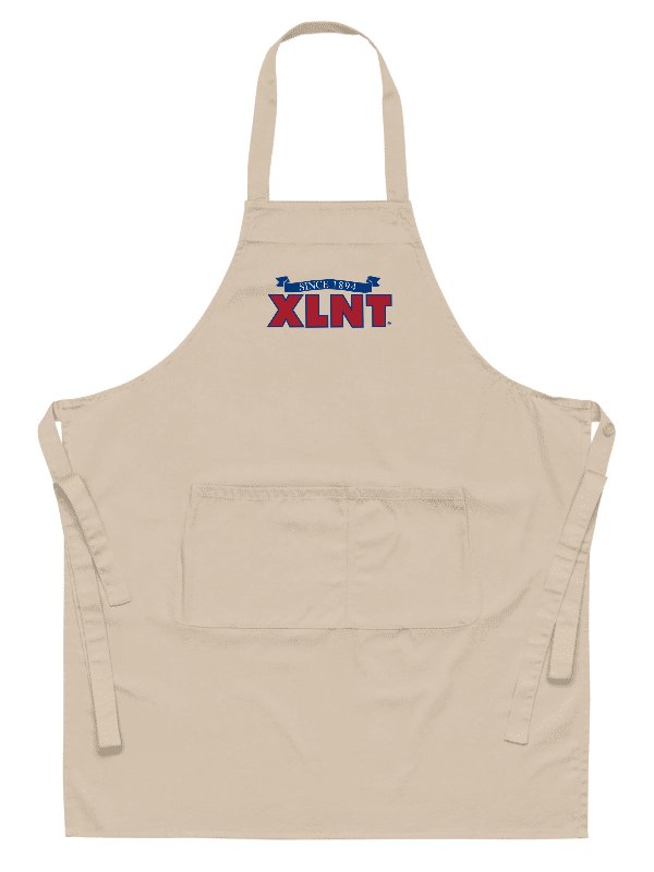 XLNT Foods Logo Organic Cotton Aprong product image (1)