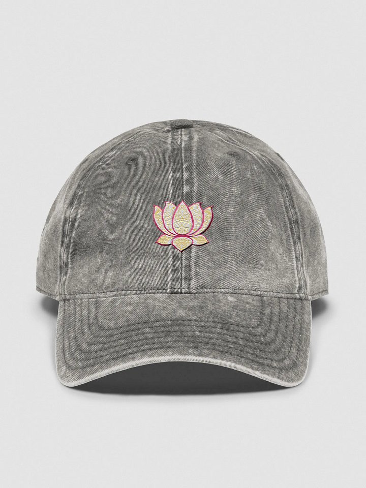 Lotus Elegance Vintage Dad Hat product image (1)