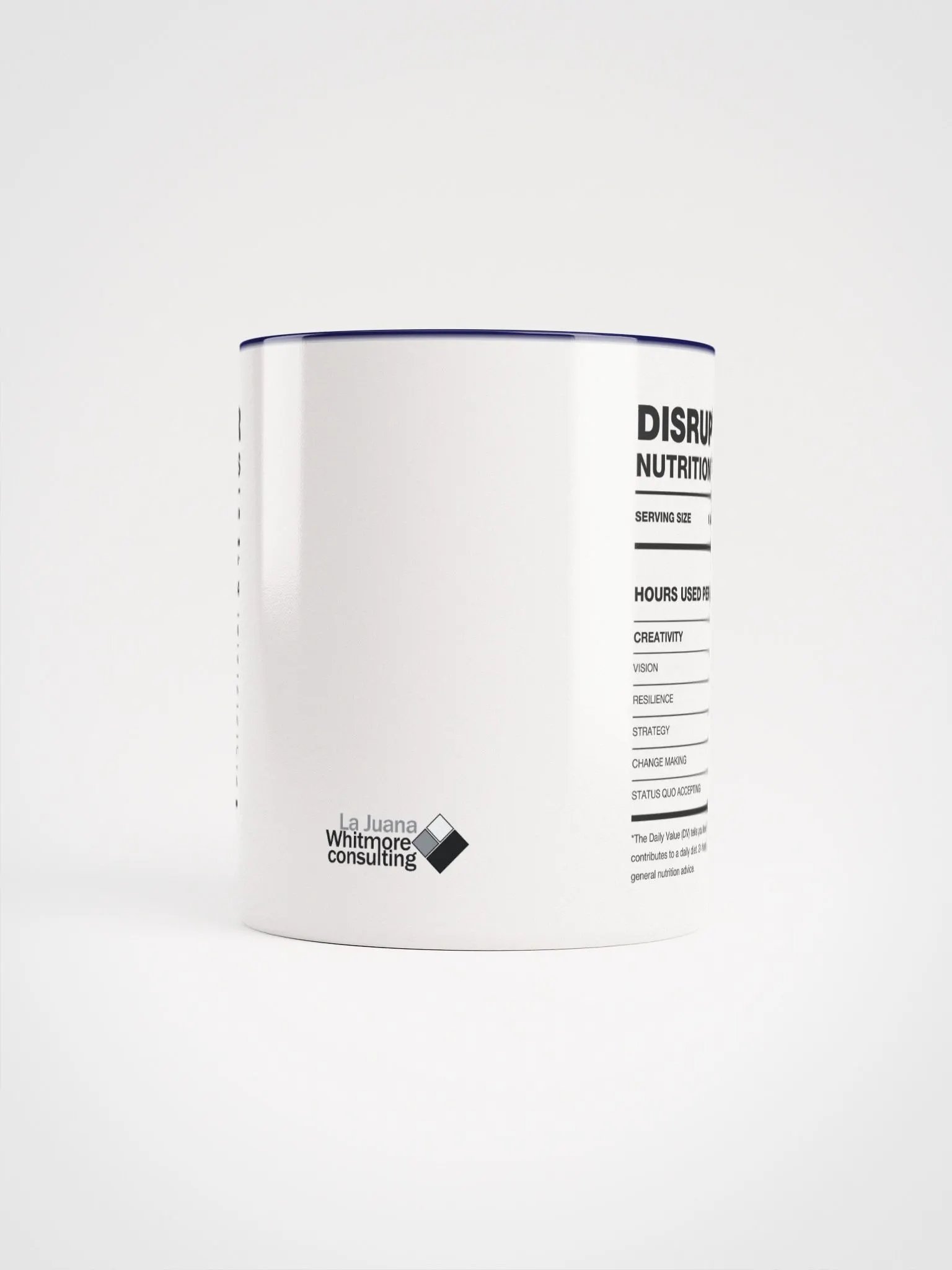 DISRUPTOR Nutrition Facts Ceramic Mug product image (5)