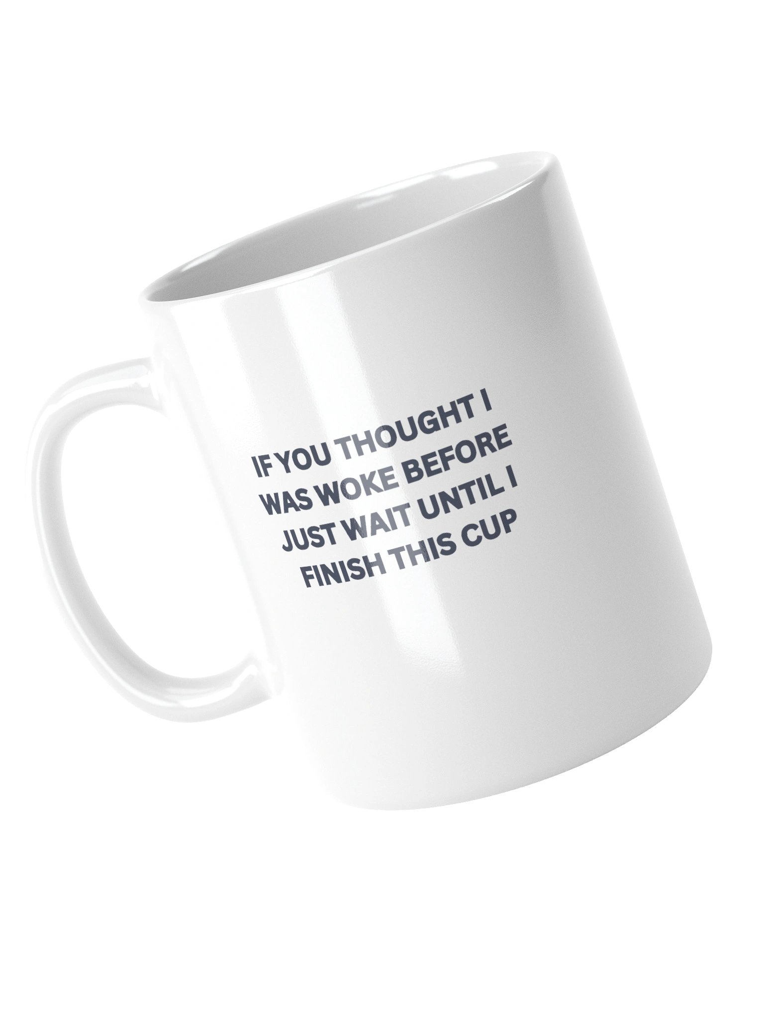 Woke White Glossy Mug product image (13)