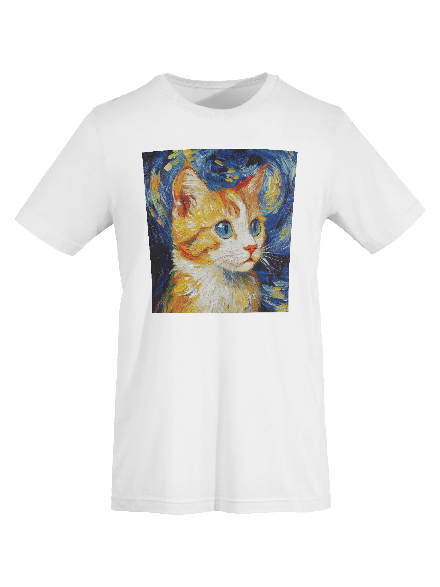 Starry Night Cat T-Shirt product image (103)