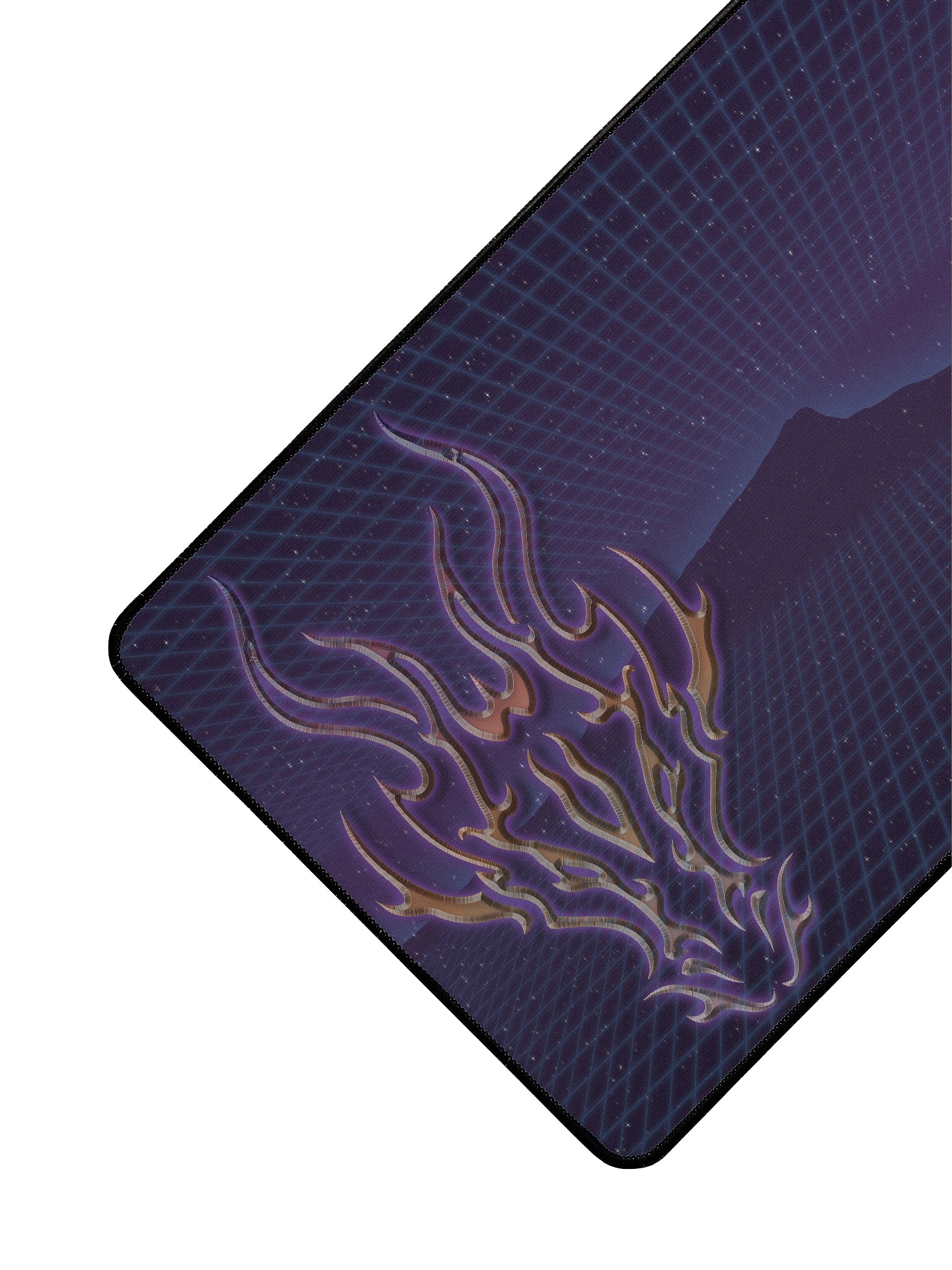 Purple Retro Grid Deskmat product image (3)