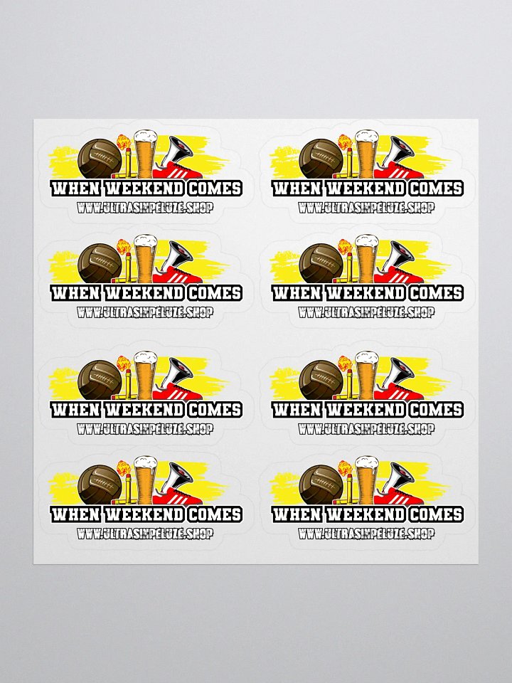 Pachet 8 Stickere When Weekend Comes product image (1)