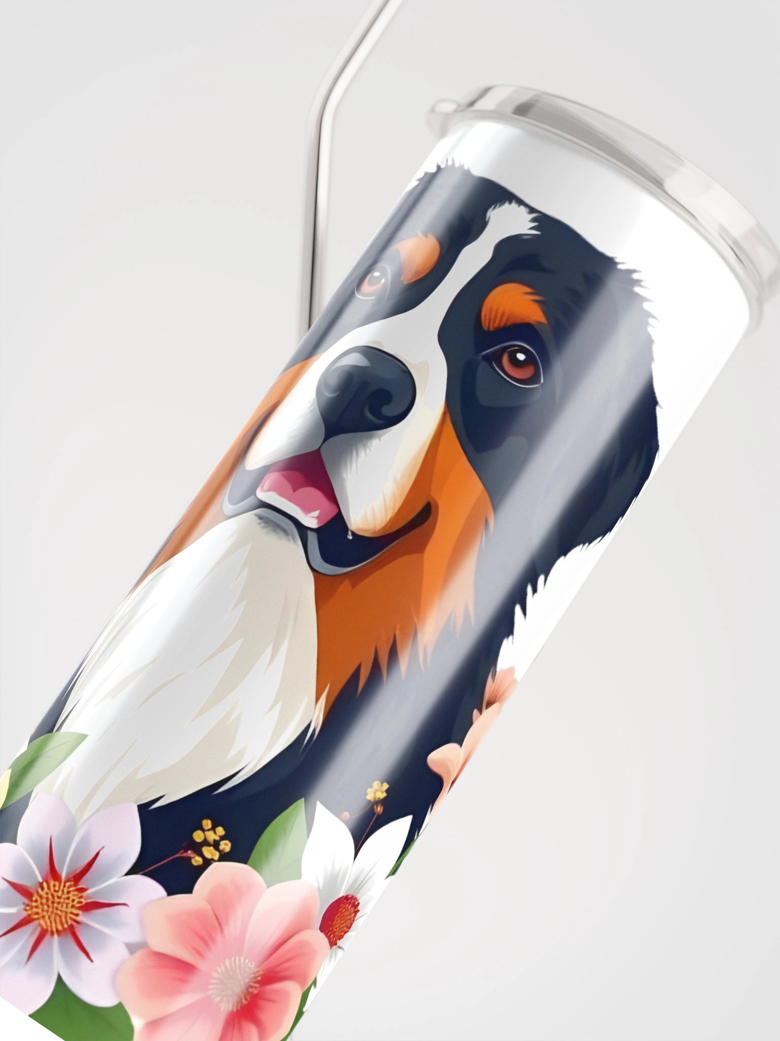 Bernese Mountain Dog Stainless Steel Tumbler product image (4)