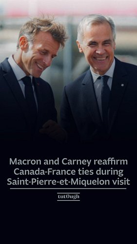 🇫🇷🇨🇦French President Emmanuel Macron and Canadian Prime Minister Mark Carney agreed to deepen cooperation during Carney’s vis...