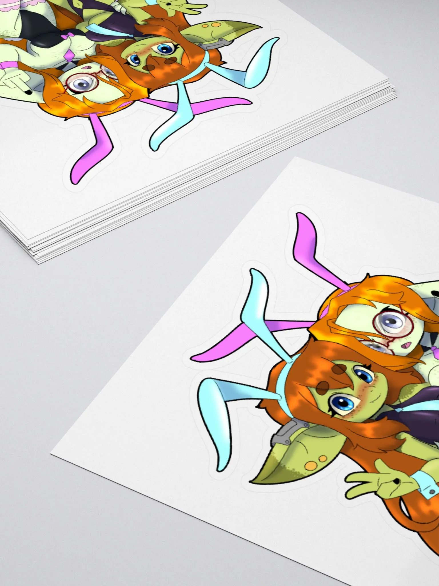 Two Bunny Gobs sticker product image (11)