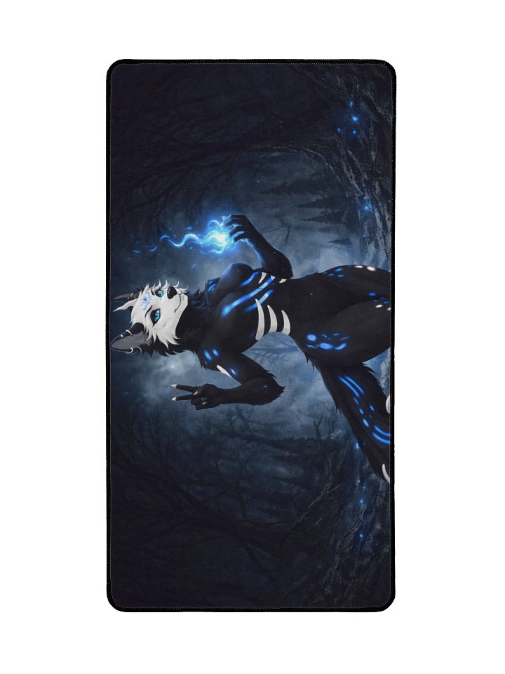 Grim Wolf Moonlight Forest Mousepad product image (2)